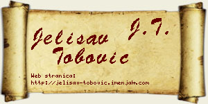 Jelisav Tobović vizit kartica